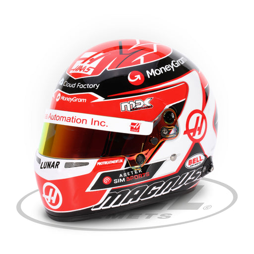 Bell 1:2 Scale Mini Helmet Kevin Magnussen 2023 - Hasas F1 Formula 1 Team - Main - Fast Racer