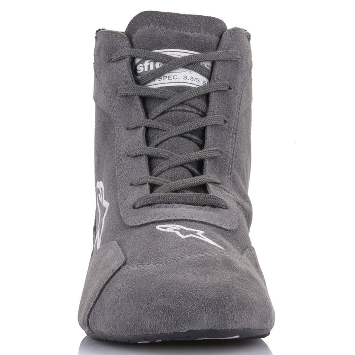 Alpinestars 2021 SP V2 Auto Shoes Racing Shoe Grey Front - Fast Racer