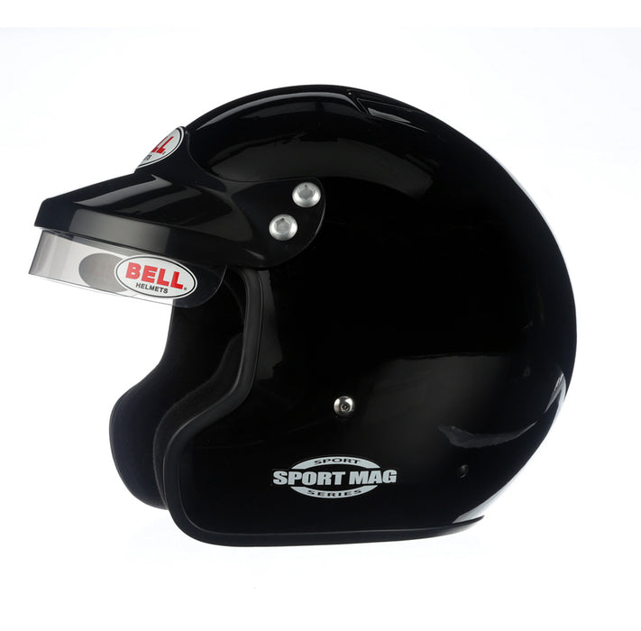 Bell Sport Mag Open Face Racing Helmet - Snell SA2020 - Black Left - Fast Racer