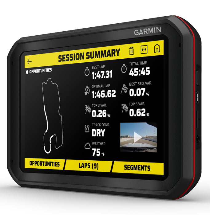Garmin Catalyst Track Performance Optimizer - Session Summary Opportunities - Fast Racer