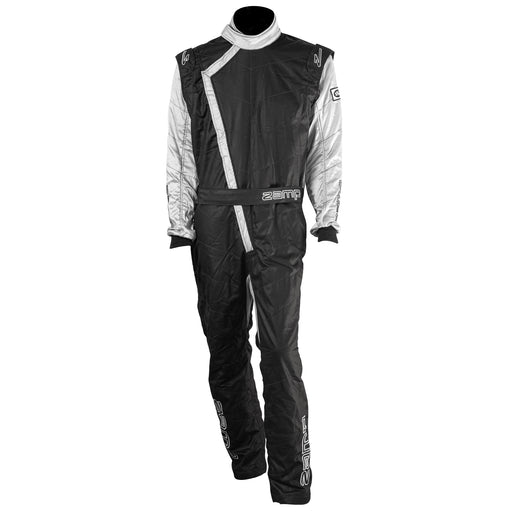 Zamp ZR-40 SFI Boot Cuff Race Front Suit Black White Fast Racer 