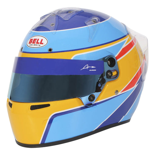 Bell KC7-CMR Fernando Alonso Kart Helmet Front - Fast Racer 