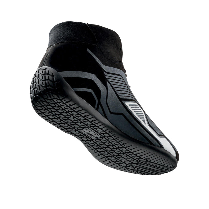 OMP SPORT Racing Shoes FIA - Black/White - Sole - Fast Racer