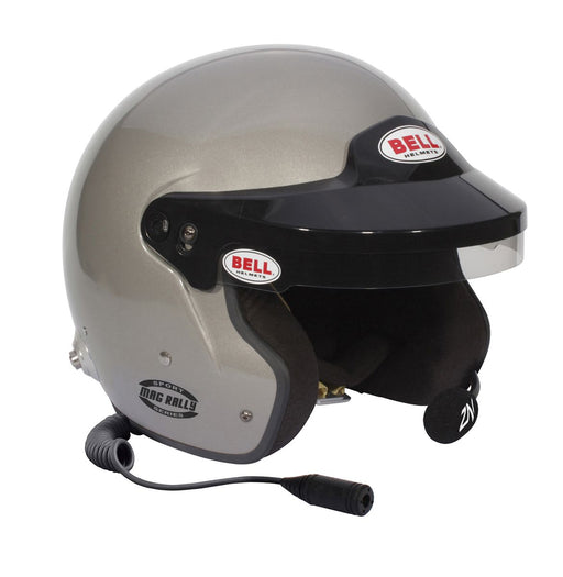 Bell MAG RALLY Helmet - ZeroNoise Communication System - Right - Free Fleece Bag - Fast Racer