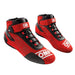 OMP KS-3 Karting Shoes MY2021, Kart Boots - Red / Black - Fast Racer