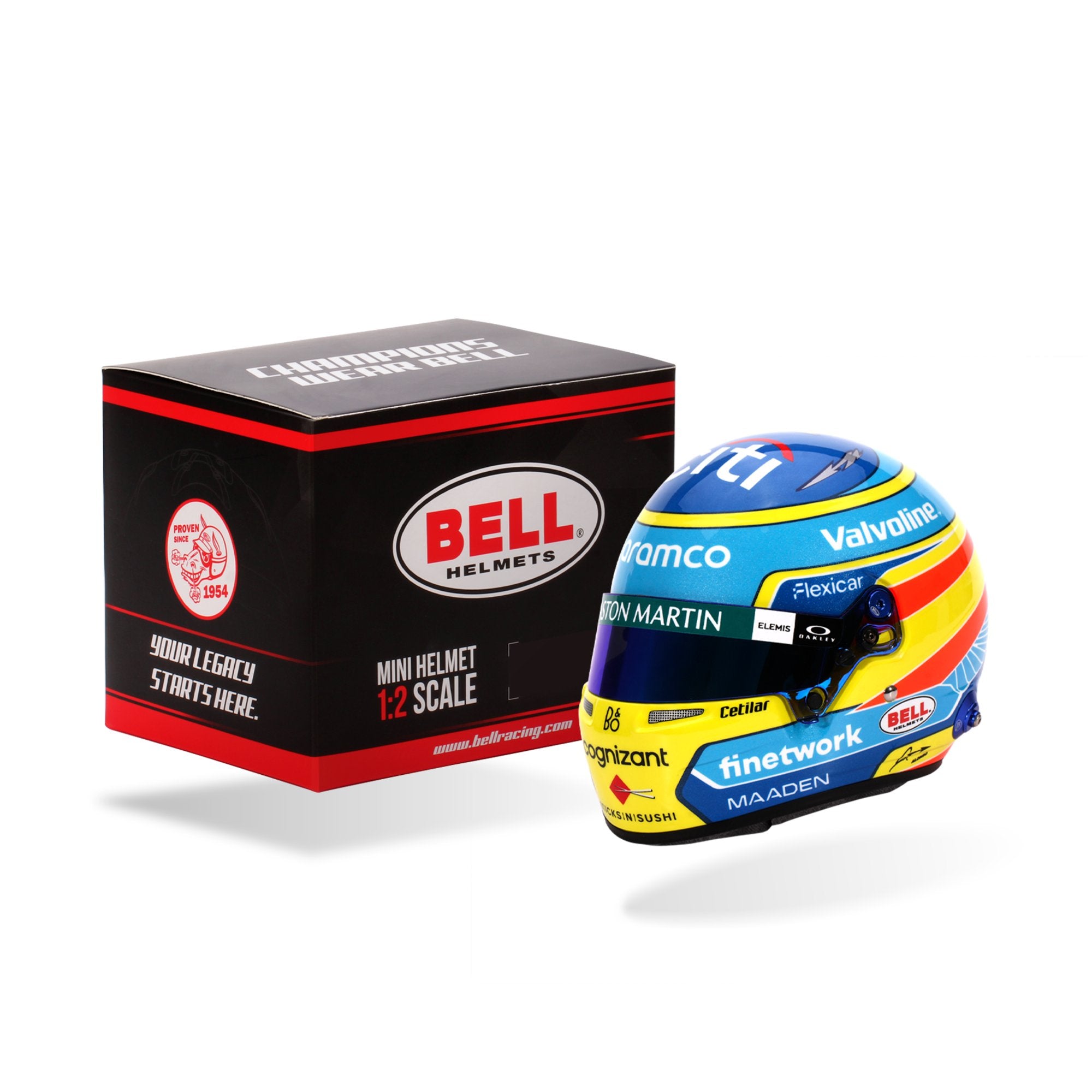 Bell 1:2 Scale F1 Mini Helmet Fernando Alonso / Aston Martin - 2025 F1 Season Questions & Answers