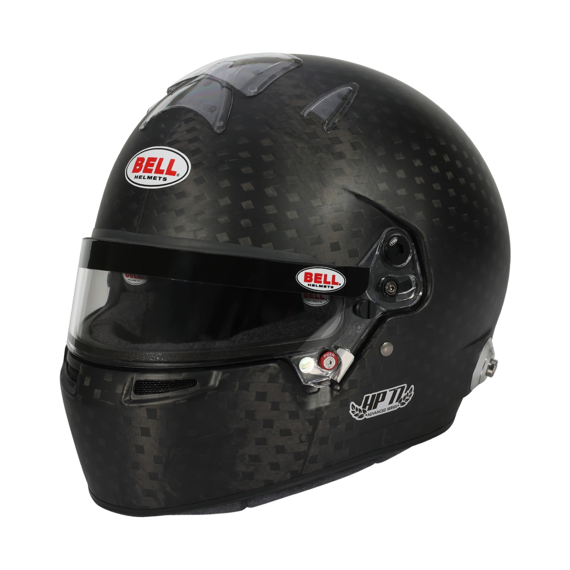 Bell HP77 EVO-IV Advanced Carbon Open-Wheel Racing Helmet FIA8860 ABP / FREE HP Bag Questions & Answers