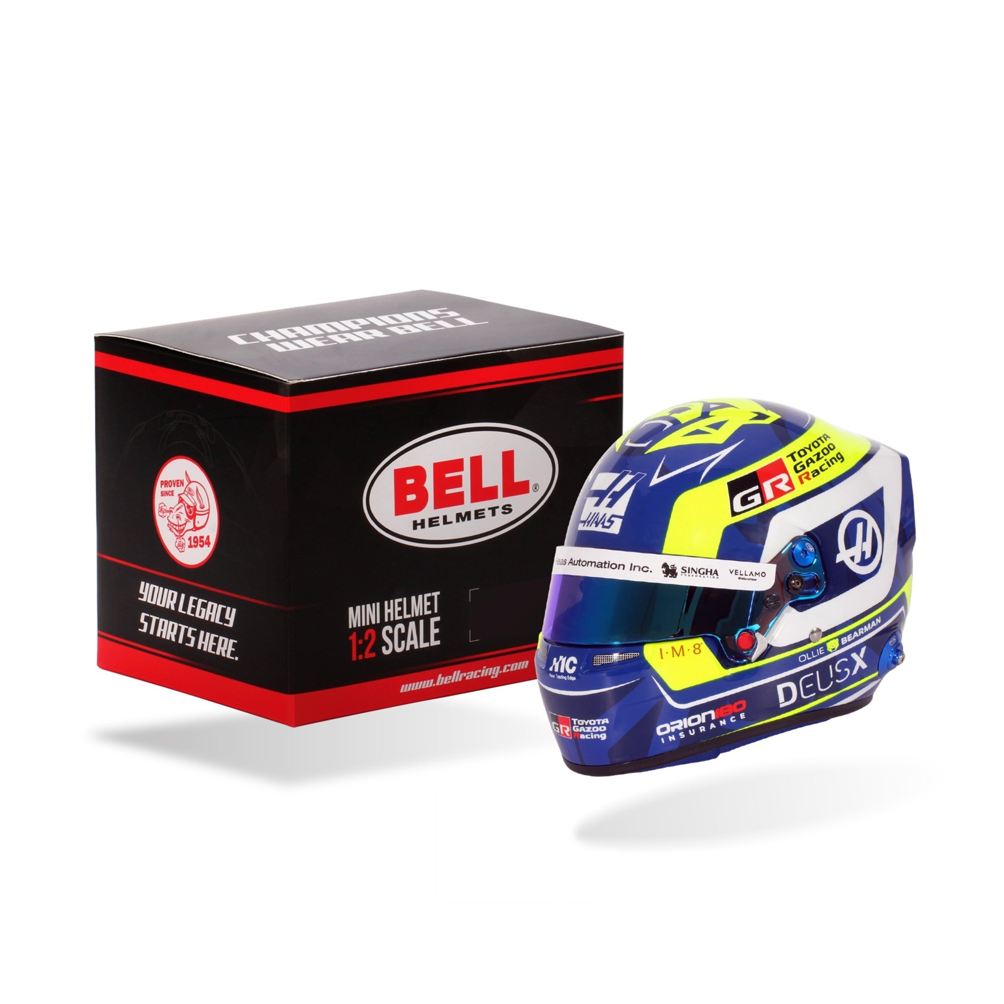 Bell 1:2 Scale F1 Mini Helmet Oliver Bearman / Haas - 2026 F1 Season Questions & Answers
