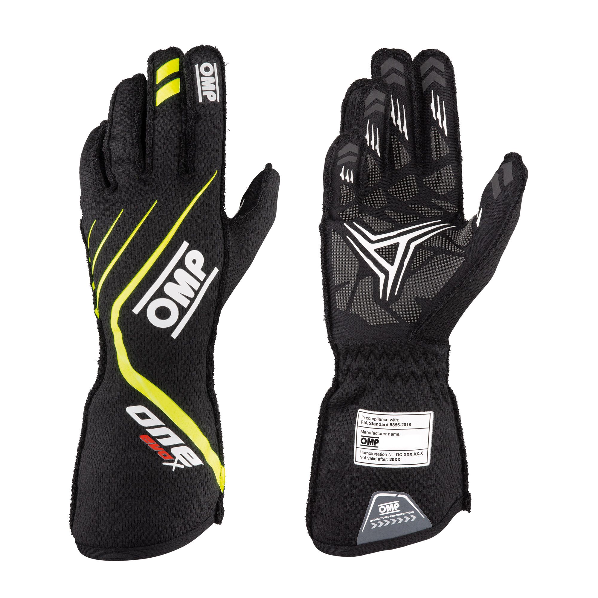 What is the difference between the OMP ONE EVO X V1 Racing Gloves and the V2?