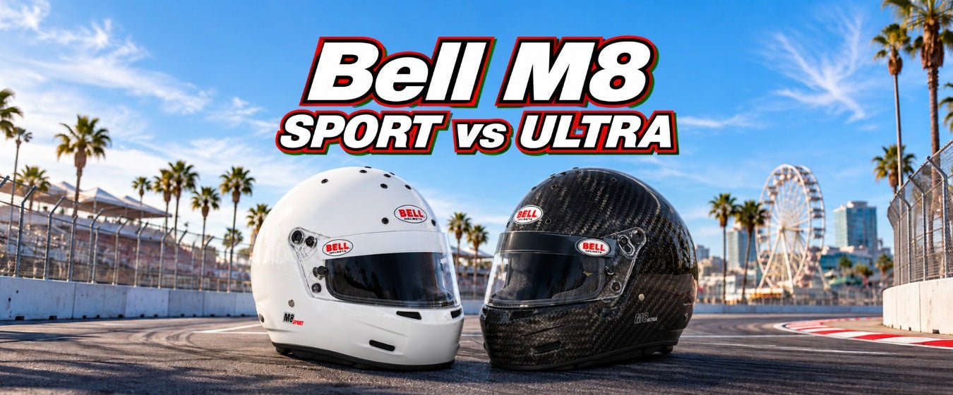 Bell M8 Carbon (ULTRA) vs M8 SPORT: Which SA2025 Racing Helmet to Buy? - FAST RACER