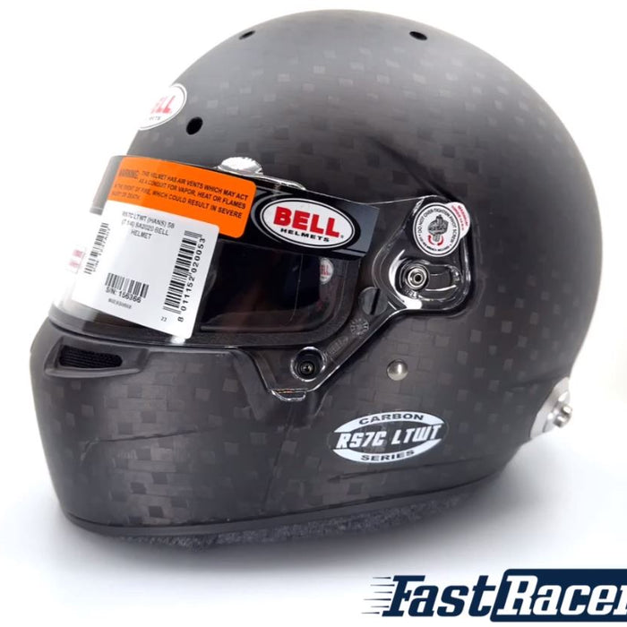 Bell RS7C Helmet, LTWT, Nascar Racing - Fast Racer