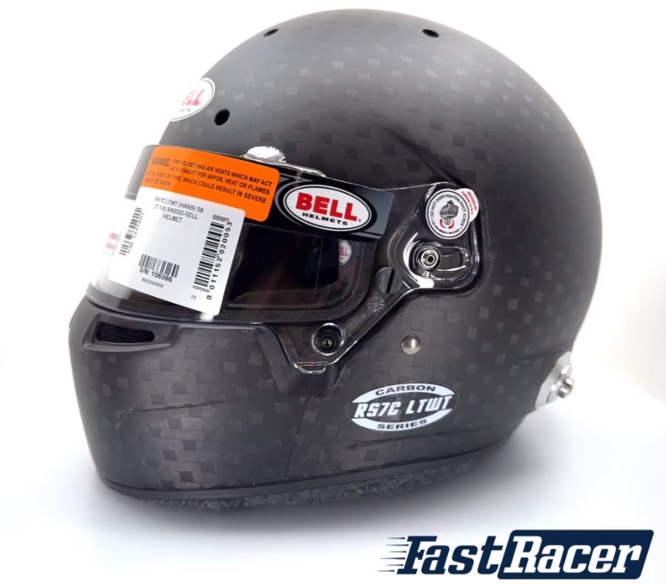 Bell RS7C Helmet, LTWT, Nascar Racing - Fast Racer