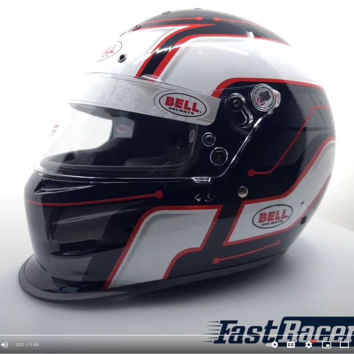Bell K1 Pro Circuit Blue / Red, All-purpose Racing/Karting Helmet, 360-Degree Video Is Now Available - FAST RACER