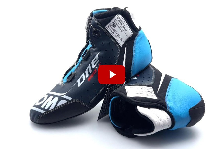 OMP ONE EVO X R Rotor Lacing Shoes, 360-Degree Video - Fast Racer