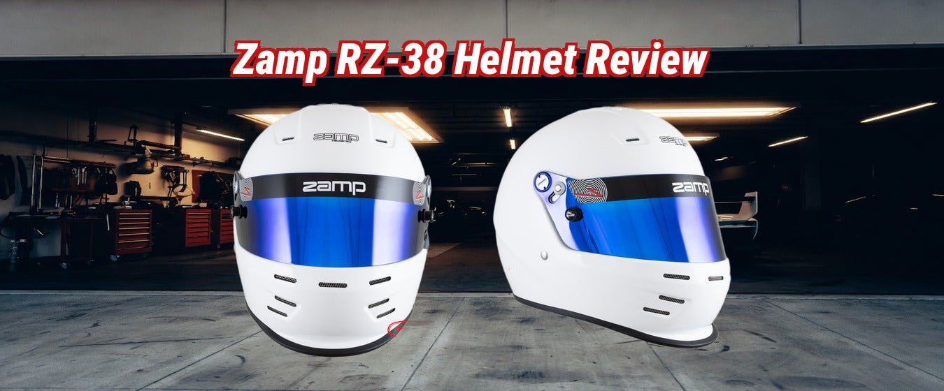 Zamp RZ-38 Racing Helmet Review: The Ultimate Helmet for Hot, Open-Wheel Asphalt Racing - FAST RACER