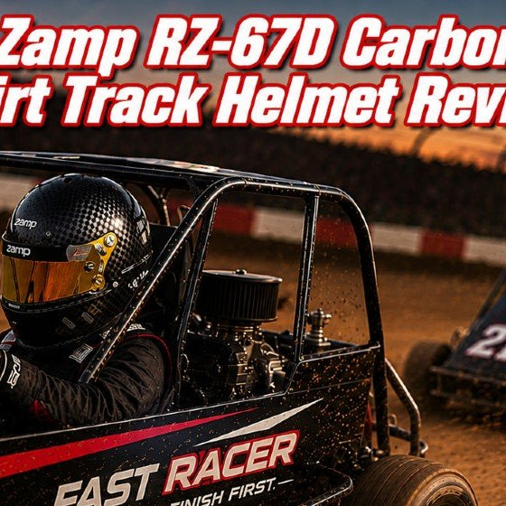 Zamp RZ-67D Carbon Dirt Track Helmet Review: The Ultimate SA2025 Racing Helmet for Dirt Track Drivers - FAST RACER