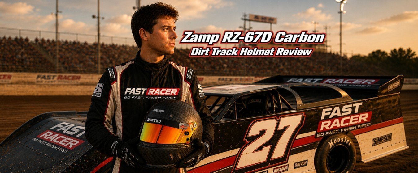 Zamp RZ-67D Carbon Dirt Track Helmet Review: The Ultimate SA2025 Racing Helmet for Dirt Track Drivers - FAST RACER