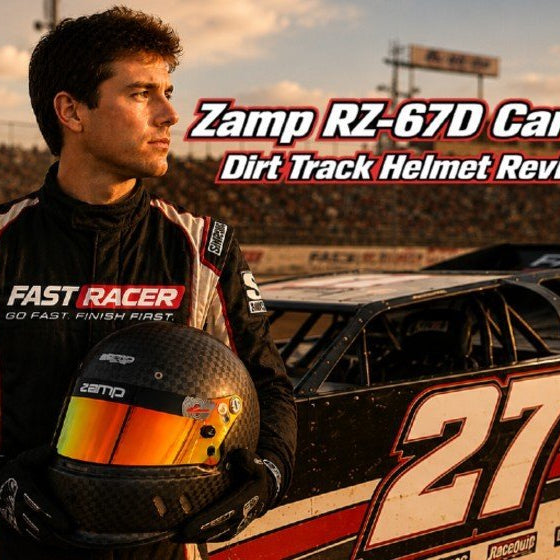 Zamp RZ-67D Carbon Dirt Track Helmet Review: The Ultimate SA2025 Racing Helmet for Dirt Track Drivers - FAST RACER