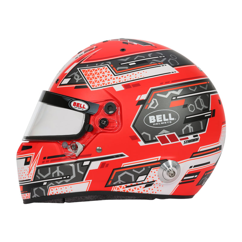 Bell RS7 PRO Stamina Anthracite/Red Racing Helmet - Snell SA2025 / FIA - FAST RACER