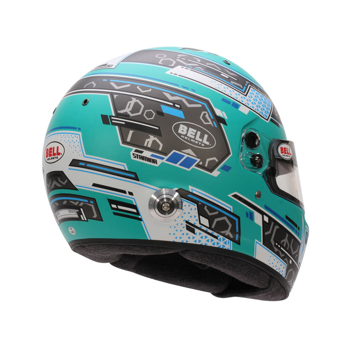 Bell RS7 PRO Stamina Aquamarine Racing Helmet - Snell SA2025 / FIA - FAST RACER