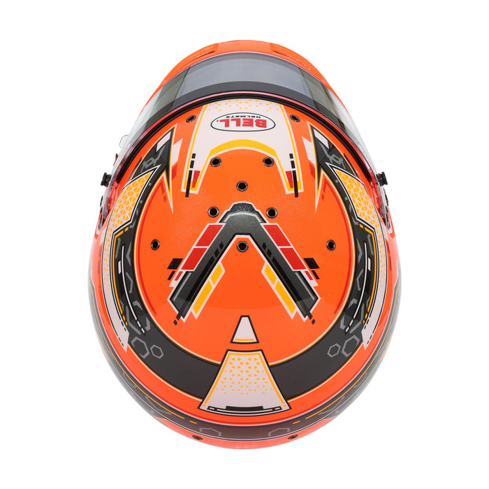 Bell RS7 - K PRO Stamina Anthracite/Orange Kart Helmet - Snell K2025 / FIA - FAST RACER
