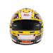 Bell RS7 - K PRO Stamina Anthracite/Yellow Kart Helmet - Snell K2025 / FIA - FAST RACER
