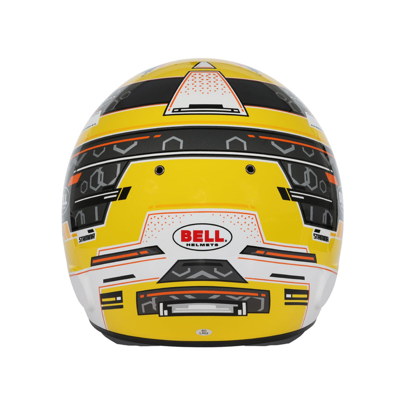 Bell RS7 - K PRO Stamina Anthracite/Yellow Kart Helmet - Snell K2025 / FIA - FAST RACER