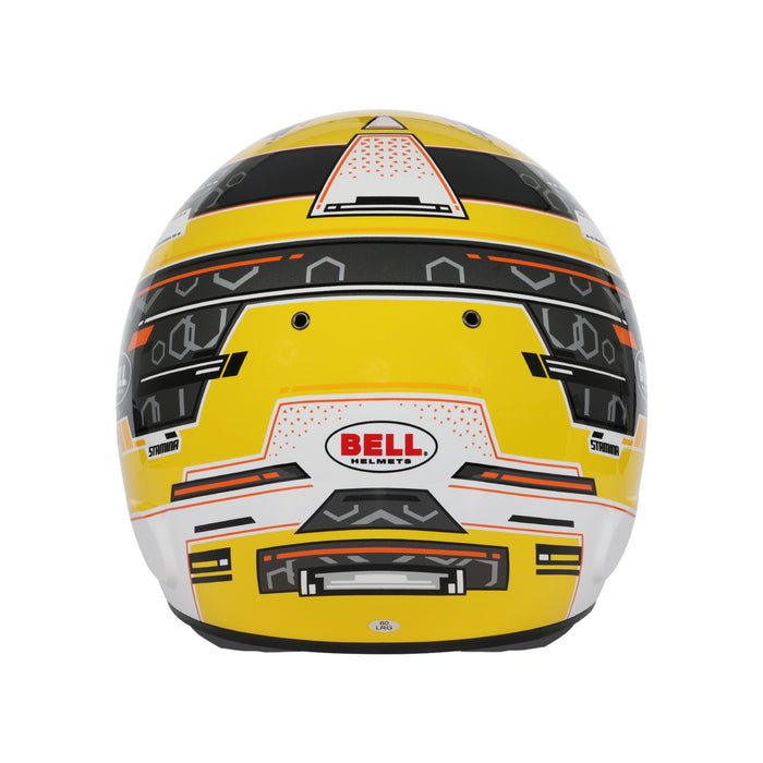 Bell RS7 - K PRO Stamina Anthracite/Yellow Kart Helmet - Snell K2025 / FIA - FAST RACER
