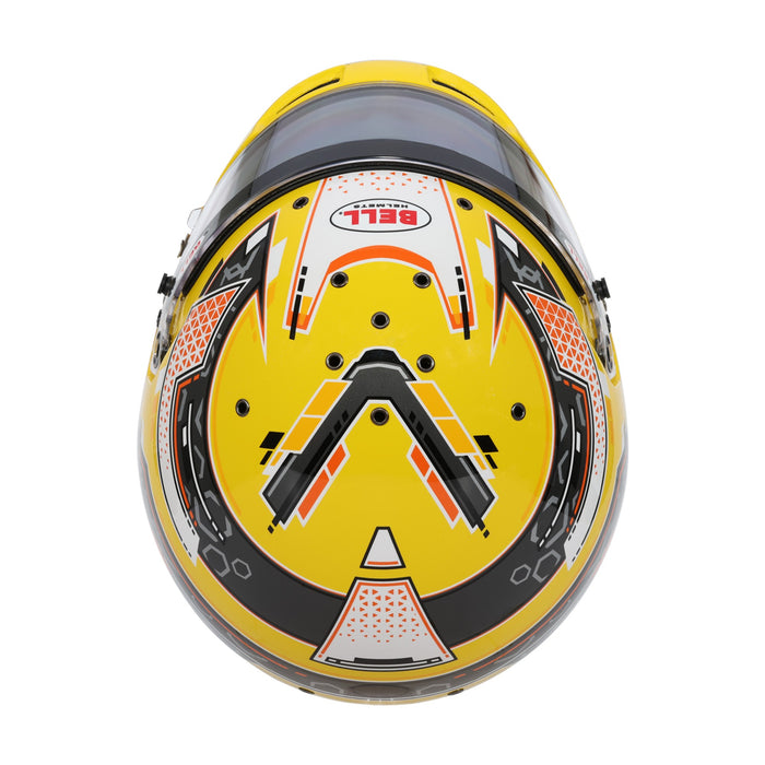 Bell RS7 - K PRO Stamina Anthracite/Yellow Kart Helmet - Snell K2025 / FIA - FAST RACER