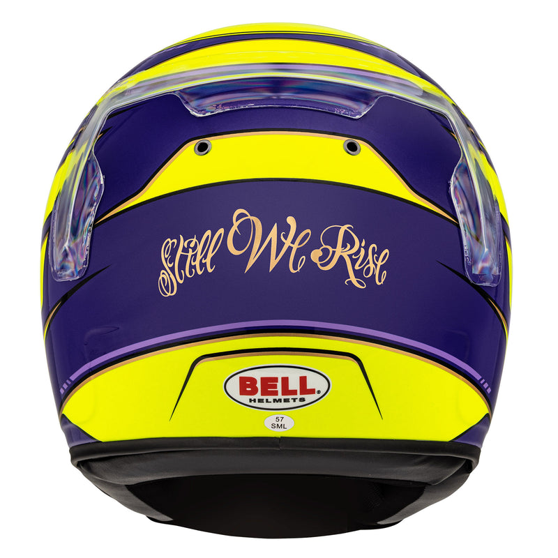 bell triton bike helmet Bell KC7-CMR Kart Helmet Lewis Hamilton Yellow/Purple / FREE HP Bag
