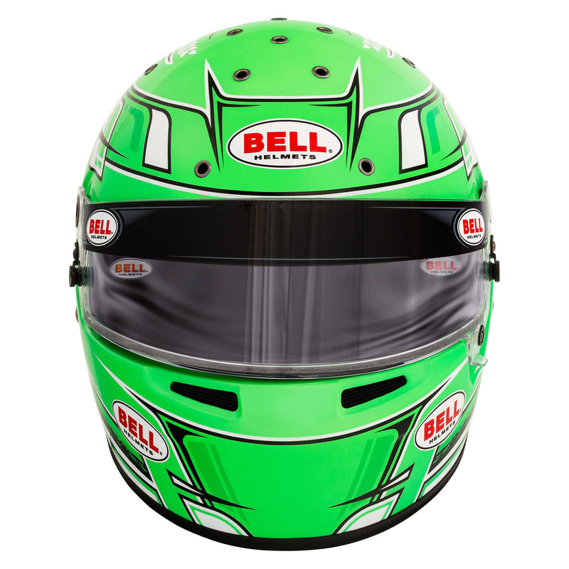 Bell KC7 - CMR Champion Green Kart Helmet - FIA/Snell CMR / FREE GIFT - FAST RACER