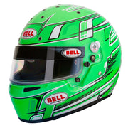 Bell KC7 - CMR Champion Green Kart Helmet - FIA/Snell CMR / FREE GIFT - FAST RACER