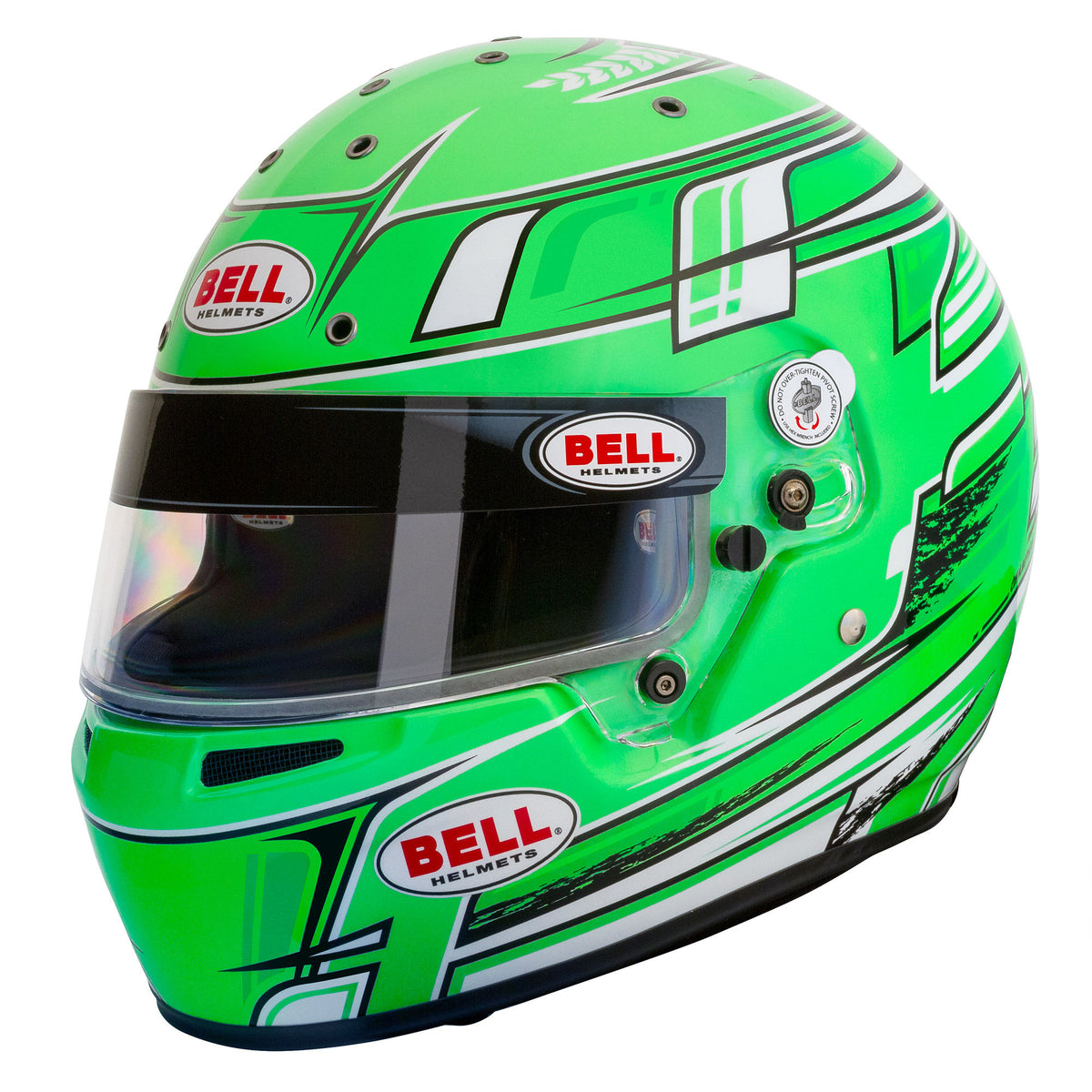 Bell KC7-CMR Champion Green Kart Helmet - FIA/Snell CMR, Champion Green