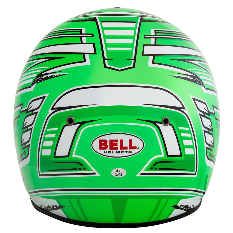 Bell KC7 - CMR Champion Green Kart Helmet - FIA/Snell CMR / FREE GIFT - FAST RACER