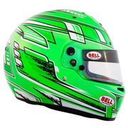 Bell KC7 - CMR Champion Green Kart Helmet - FIA/Snell CMR / FREE GIFT - FAST RACER