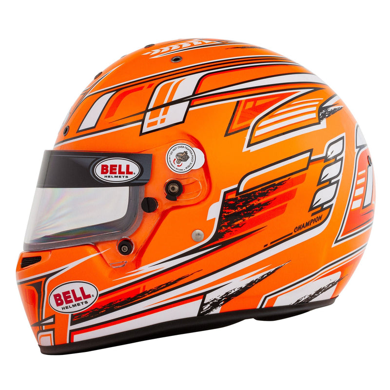 Bell KC7-CMR Champion Orange - FIA/Snell CMR, Champion Orange