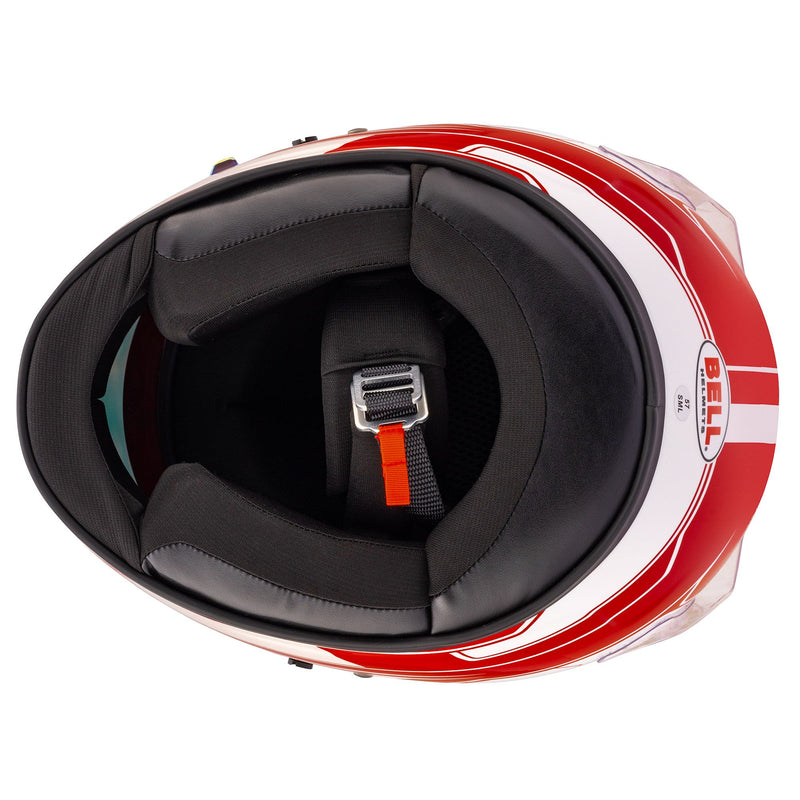 Bell KC7-CMR Kart Helmet - Charles Leclerc | Free HP Bag, Red/White