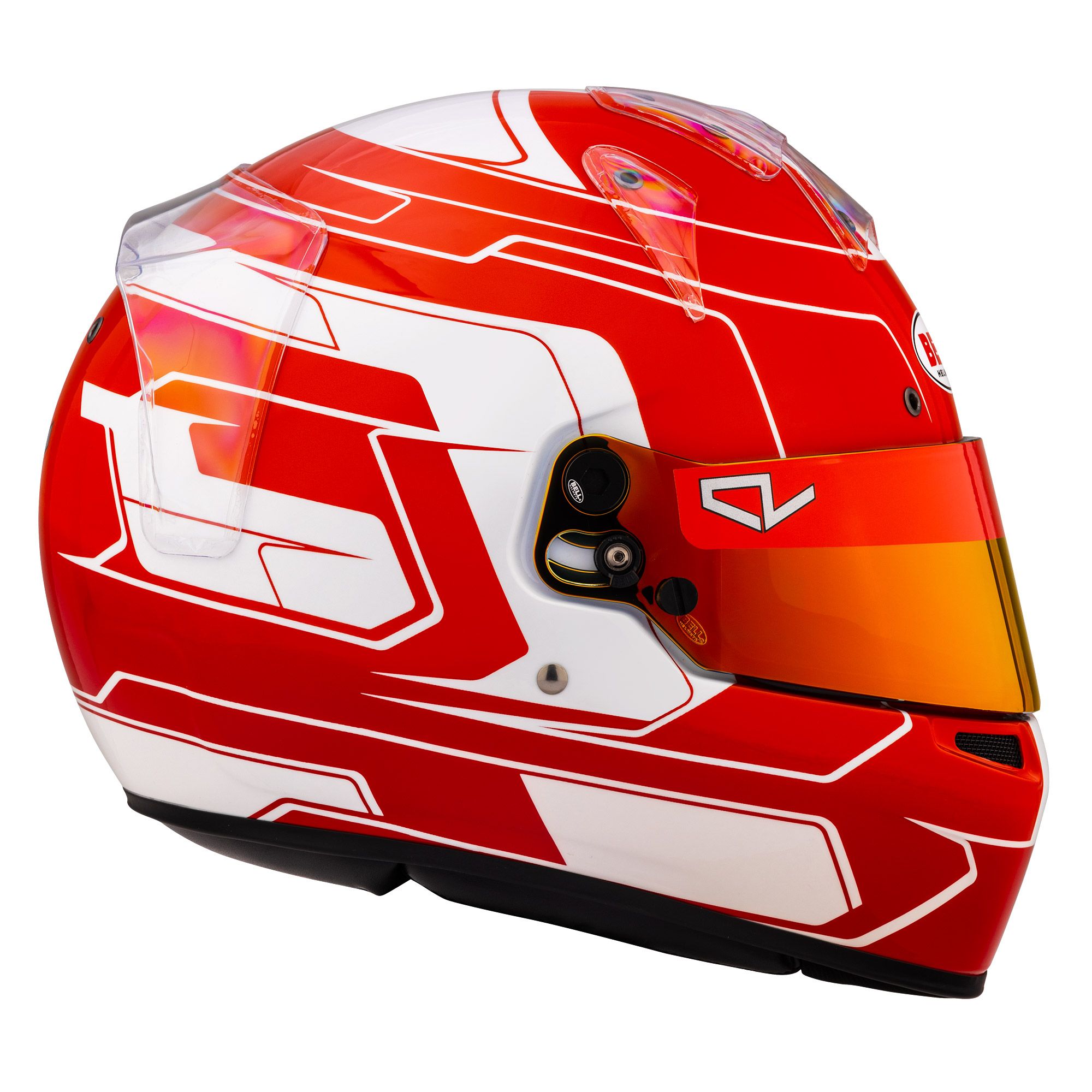 Bell KC7-CMR Kart Helmet, Charles Leclerc Signature Series, Fast Racer ...