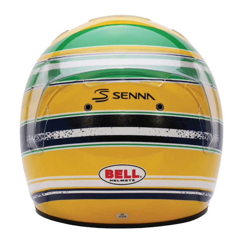 Bell KC7 - CMR Kart Helmet - Ayrton Senna / FREE HP Bag - FAST RACER