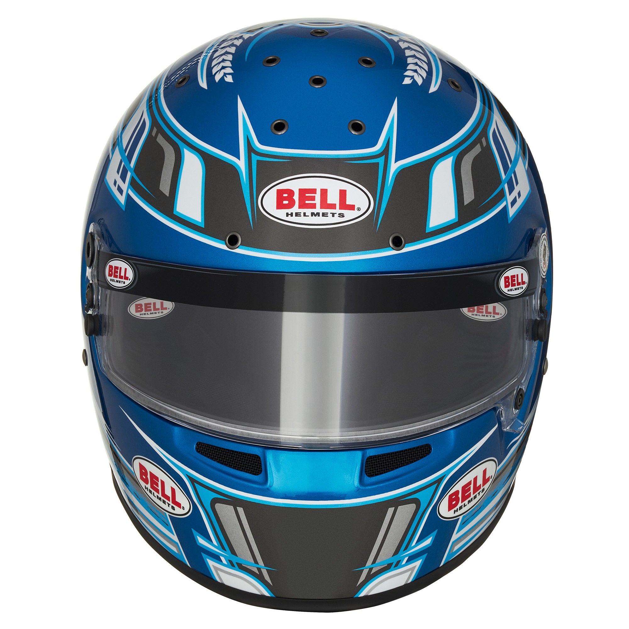 Bell KC7-CMR Champion Anthracite/Blue Kart Helmet - FIA/Snell CMR
