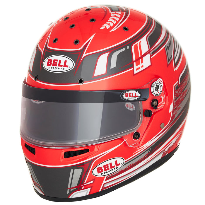 Bell KC7-CMR Champion Red Kart Helmet FIA/Snell CMR FREE GIFT