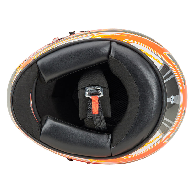 Bell KC7 - CMR Champion Anthracite/Orange - FIA/Snell CMR / FREE GIFT - FAST RACER