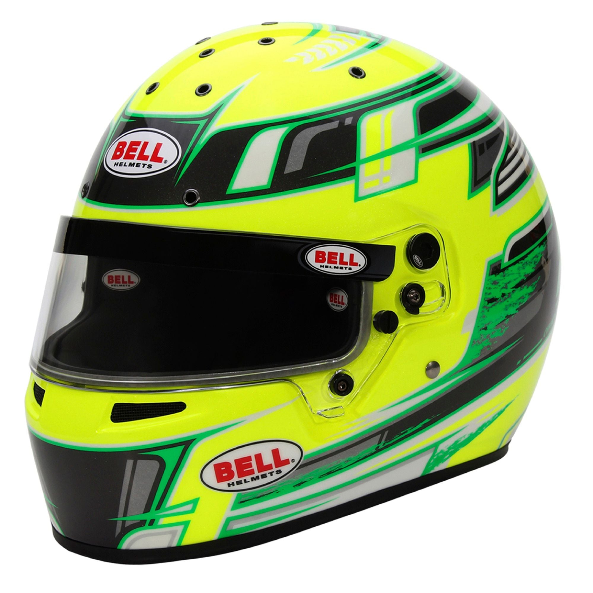 Bell KC7-CMR Champion Yellow Kart Helmet - FIA/Snell CMR / FREE GIFT ...