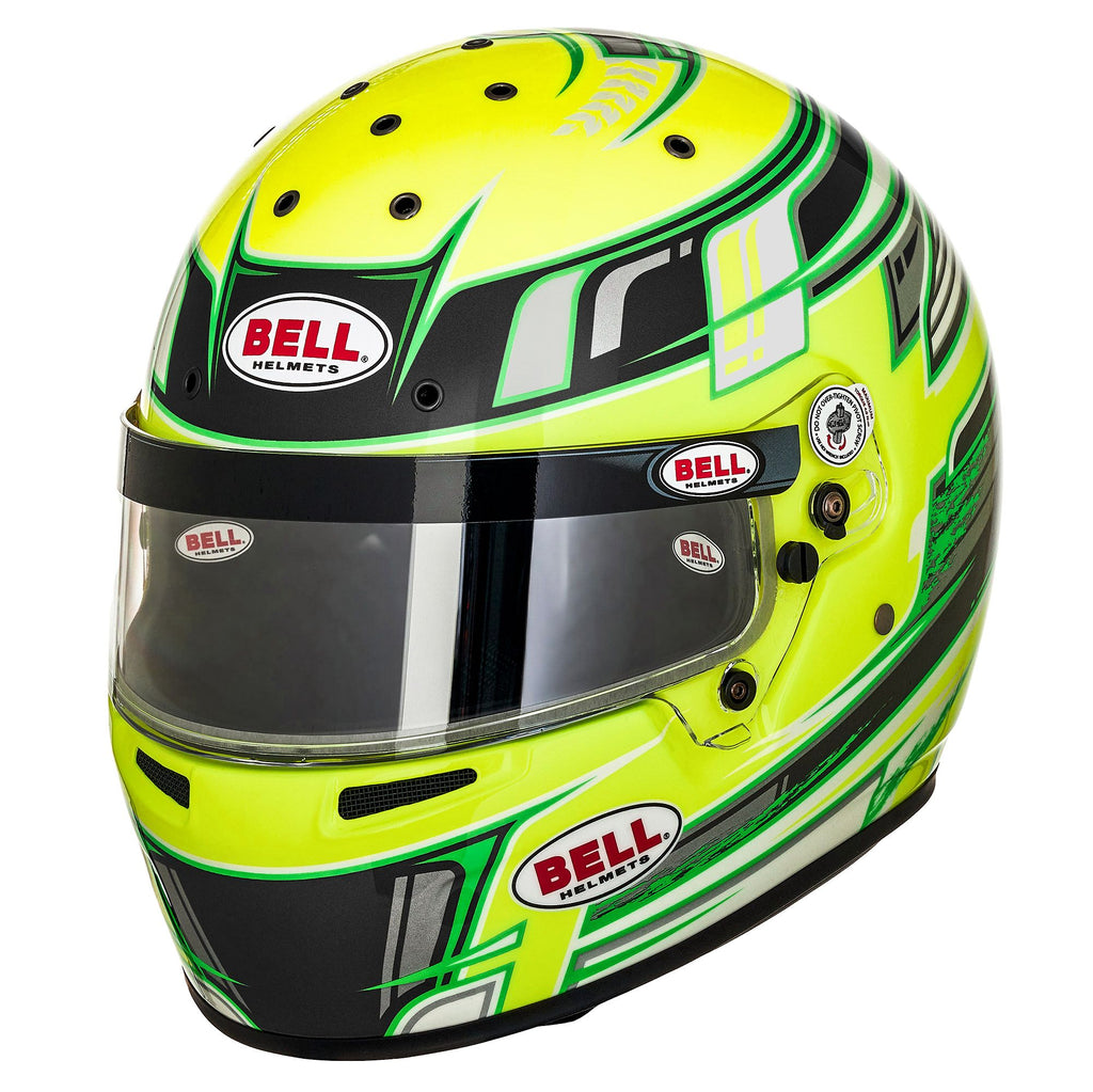 bell alchera helmet weight Bell KC7-CMR Champion Yellow Kart Helmet