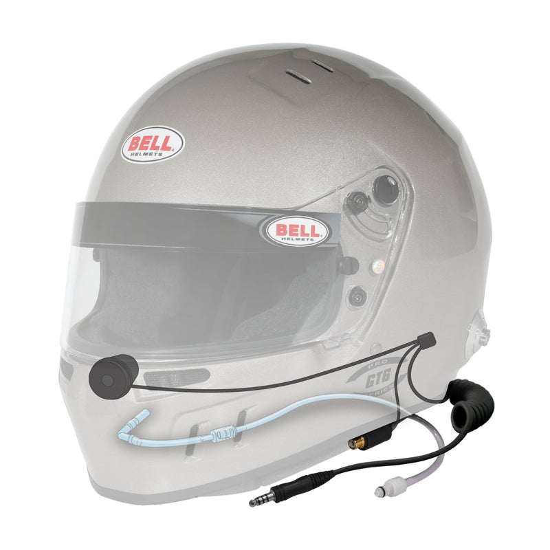Bell GT6 RD - 4C PRO Closed - Cockpit Racing Helmet Snell SA2025 - FIA - FAST RACER