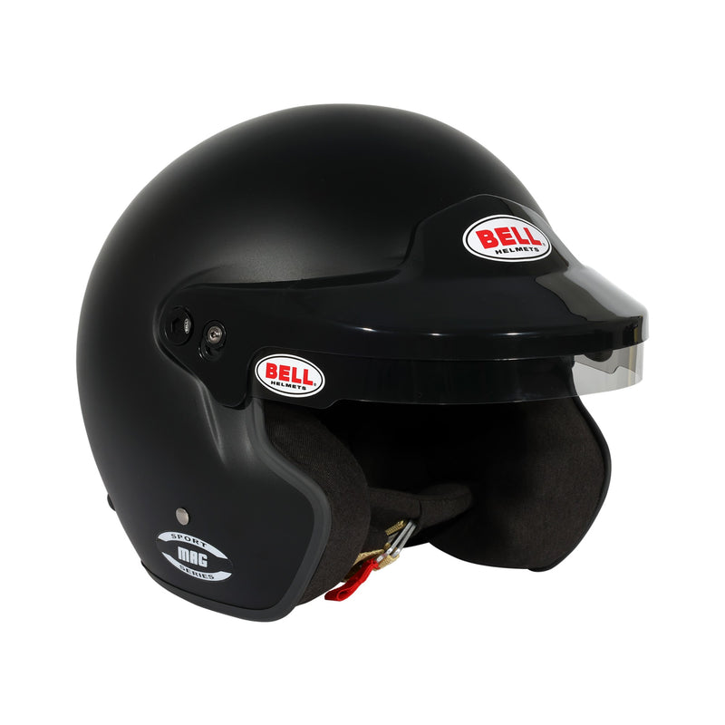 bell bike helmets rally 7084243 Bell MAG SPORT Open Face Motorsport Racing Helmet - Snell SA2025, Snell SA2025 | Matte Black