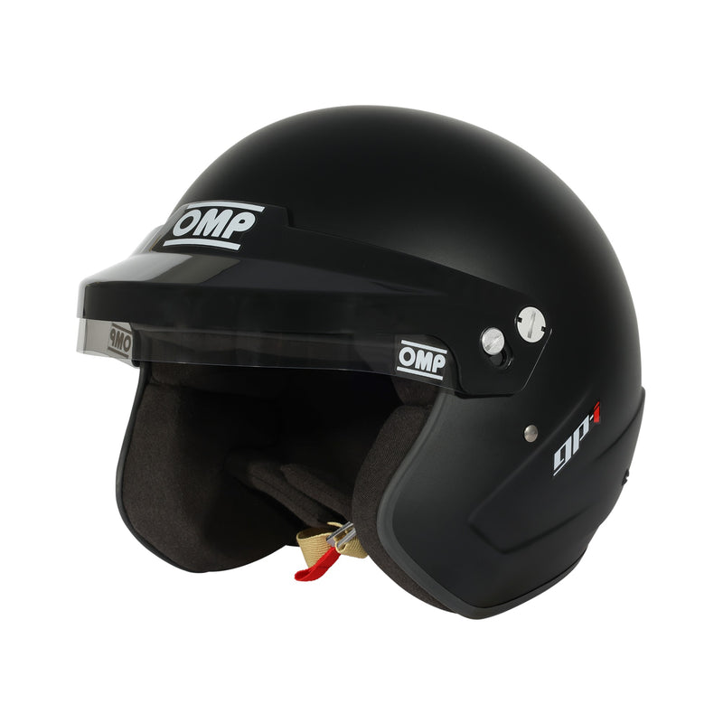 OMP GP-I Open-Face Racing Helmet - Snell SA2025, Snell SA2025 | Matte Black
