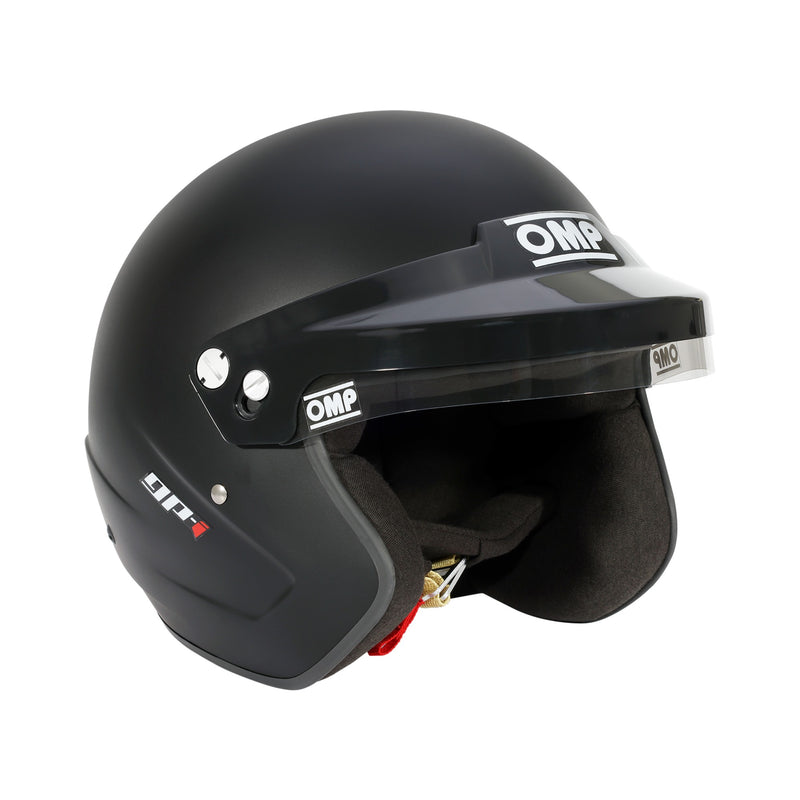 full face motorcycle helmets dot snell approved OMP GP-I Open-Face Racing Helmet - Snell SA2025, Snell SA2025 | Matte Black