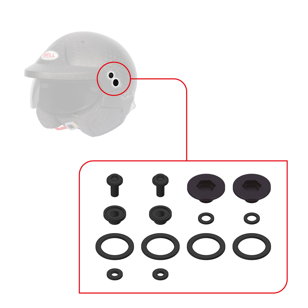bell bluetooth helmet kit Buy Pivot (10 Series) For Mag-10 Helmets Size:24