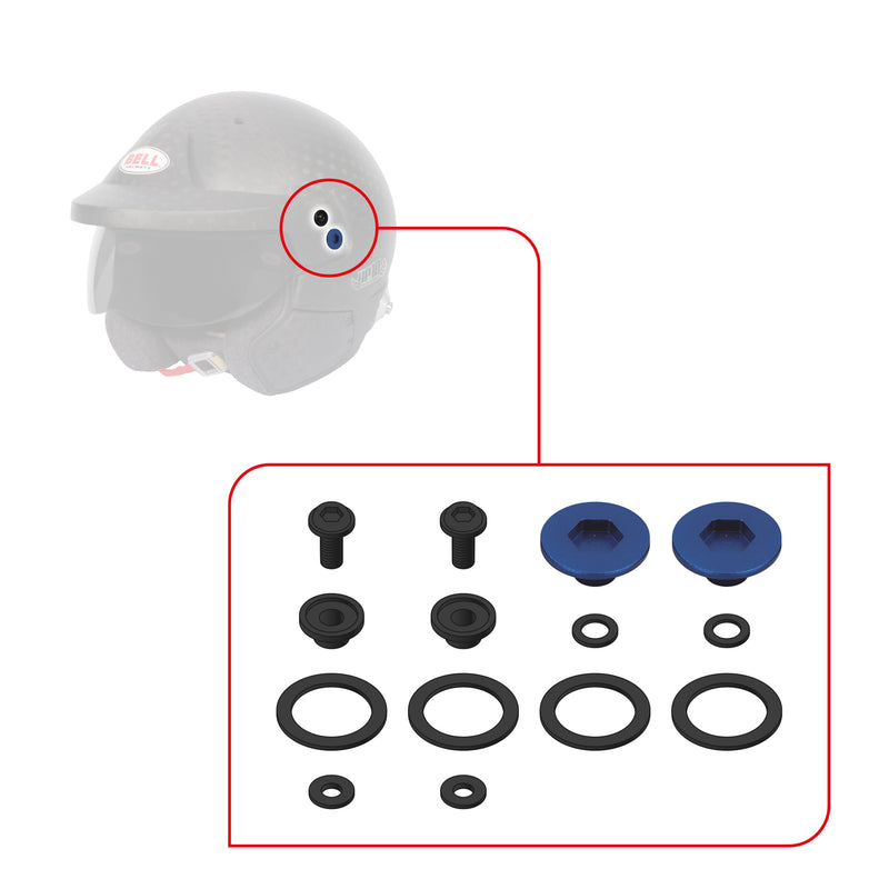 Bell Pivot Kit (10 Series) For HP10 and Mag - 10 Helmets - FAST RACER